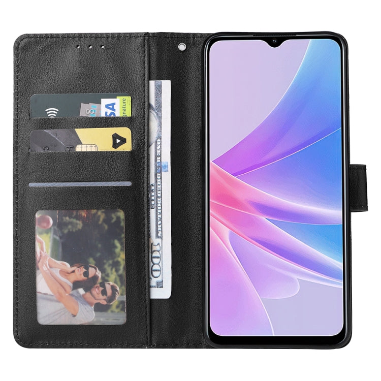 For OPPO A58 / A78 3 Card Slots Multifunctional Leather Phone Case