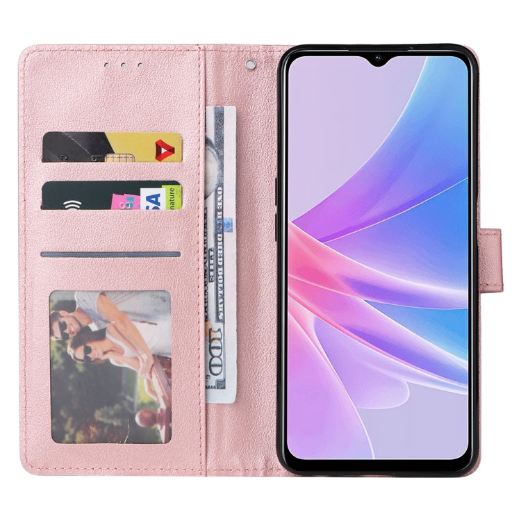 For OPPO A58 / A78 3 Card Slots Multifunctional Leather Phone Case