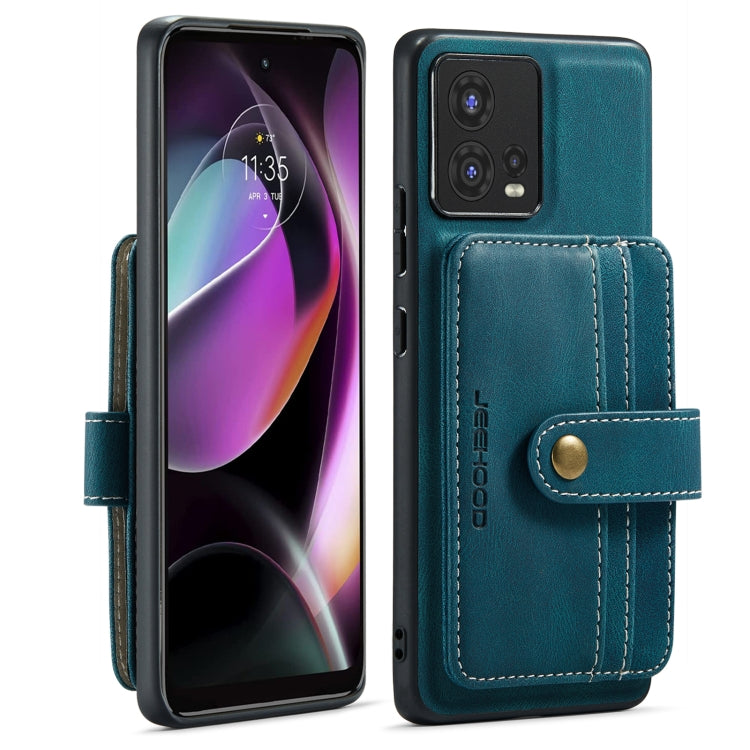 For Motorola Moto S30 Pro JEEHOOD RFID Blocking Anti-Theft Magnetic PU Phone Case