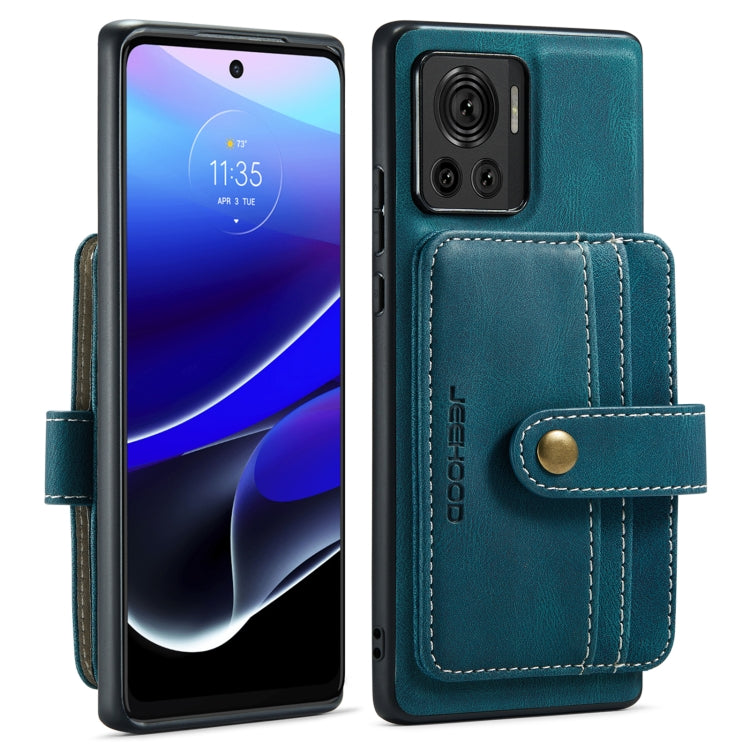 For Motorola Moto X30 Pro JEEHOOD RFID Blocking Anti-Theft Magnetic PU Phone Case