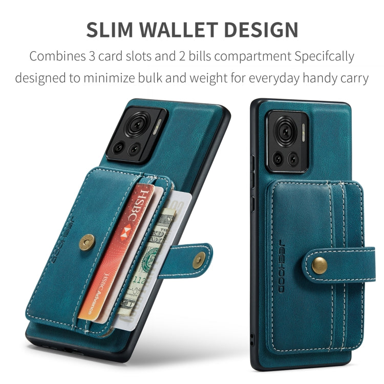 For Motorola Moto X30 Pro JEEHOOD RFID Blocking Anti-Theft Magnetic PU Phone Case