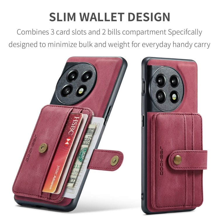 For OnePuls 11 JEEHOOD RFID Blocking Anti-Theft Magnetic PU Phone Case