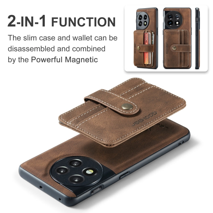 For OnePuls 11 JEEHOOD RFID Blocking Anti-Theft Magnetic PU Phone Case