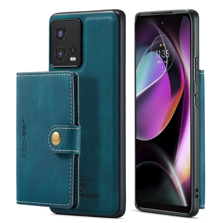 For Motorola Moto S30 Pro JEEHOOD Retro Magnetic Detachable Protective Phone Case with Wallet & Card Slot