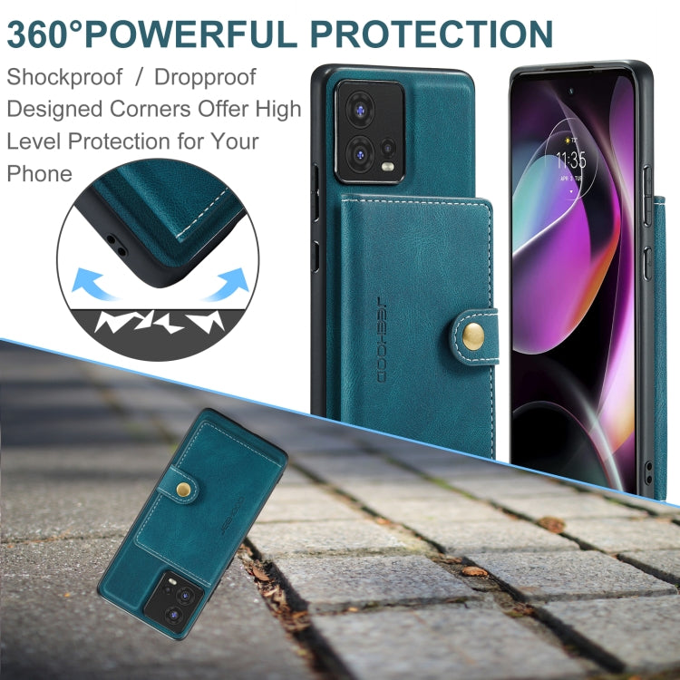 For Motorola Moto S30 Pro JEEHOOD Retro Magnetic Detachable Protective Phone Case with Wallet & Card Slot