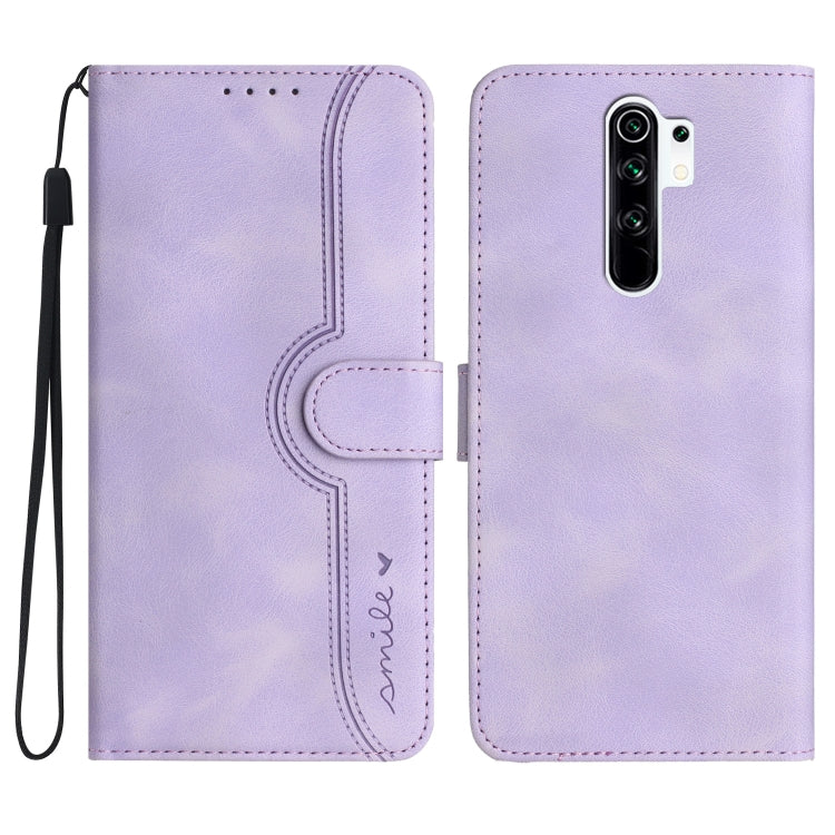 For Xiaomi Redmi 9/9 Prime/Poco M2 Heart Pattern Skin Feel Leather Phone Case