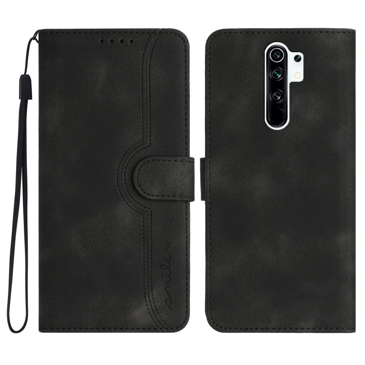 For Xiaomi Redmi 9/9 Prime/Poco M2 Heart Pattern Skin Feel Leather Phone Case