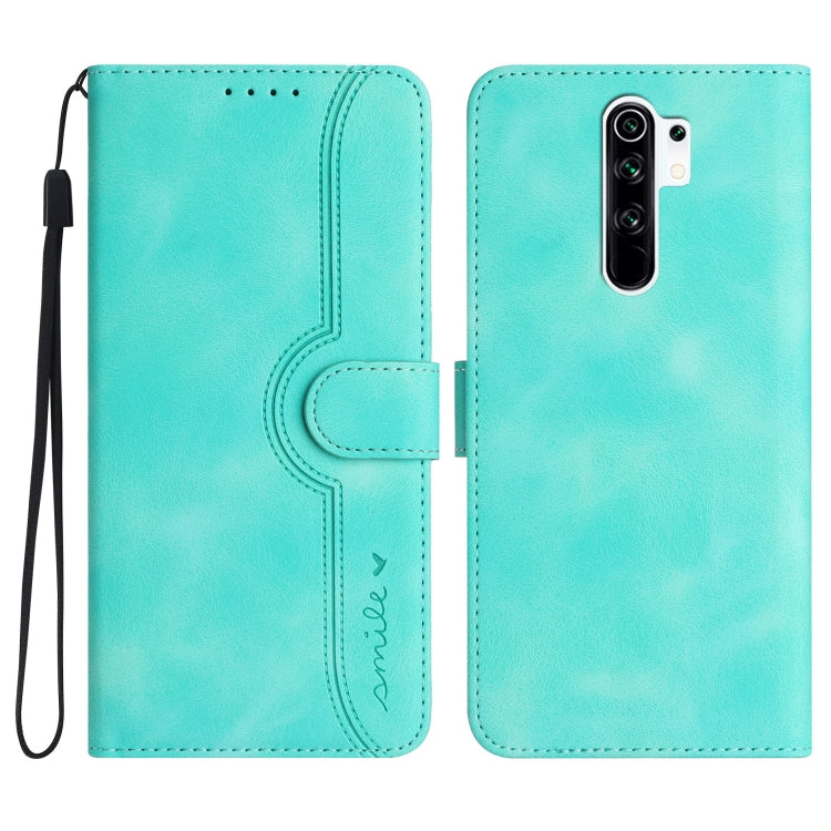 For Xiaomi Redmi 9/9 Prime/Poco M2 Heart Pattern Skin Feel Leather Phone Case