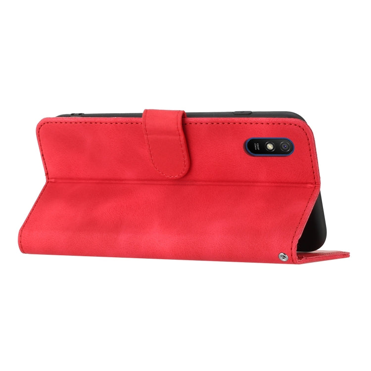 For Xiaomi Redmi 9A/9AT/9i Heart Pattern Skin Feel Leather Phone Case