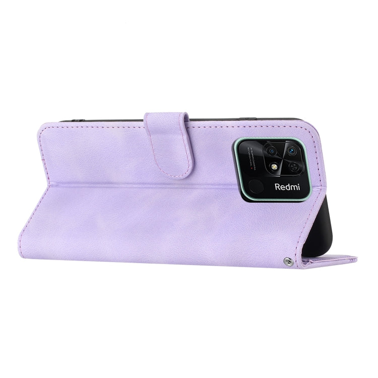 For Xiaomi Redmi 10C 4G Global/10 India/10 Power Heart Pattern Skin Feel Leather Phone Case