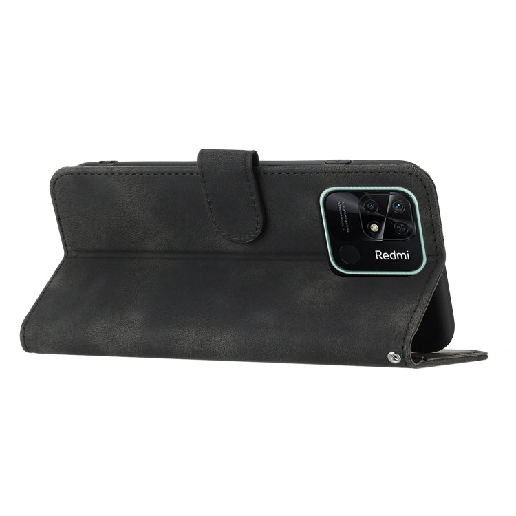 For Xiaomi Redmi 10C 4G Global/10 India/10 Power Heart Pattern Skin Feel Leather Phone Case