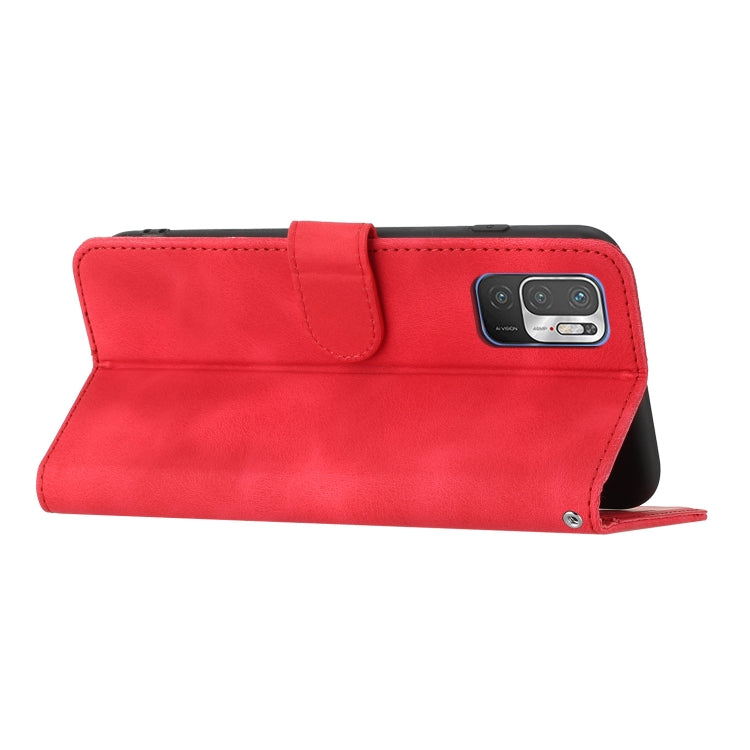 For Xiaomi Redmi Note 10 5G Heart Pattern Skin Feel Leather Phone Case