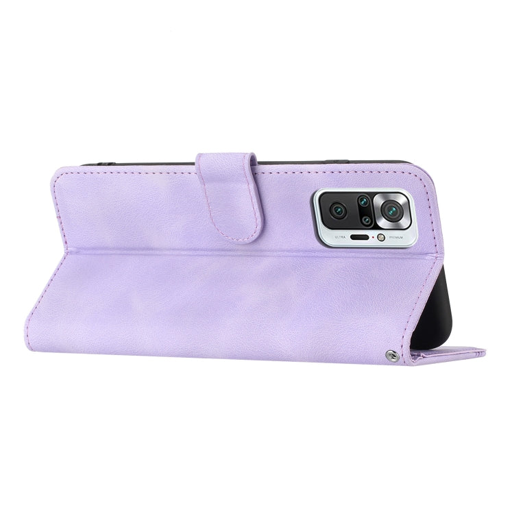 For Xiaomi Redmi Note 10 Pro 4G Global/Note 10 Pro Max Heart Pattern Skin Feel Leather Phone Case