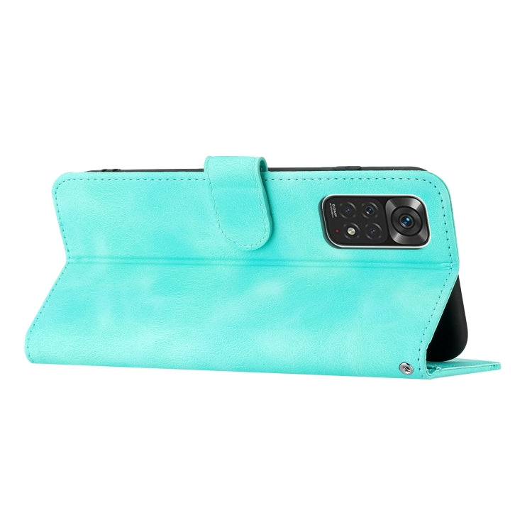 For Xiaomi Redmi Note 11 4G Global/Note 11S Heart Pattern Skin Feel Leather Phone Case