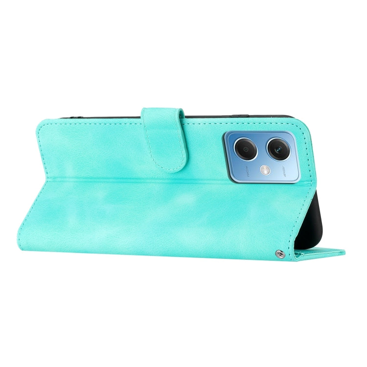 For Xiaomi Redmi Note 12 5G Heart Pattern Skin Feel Leather Phone Case