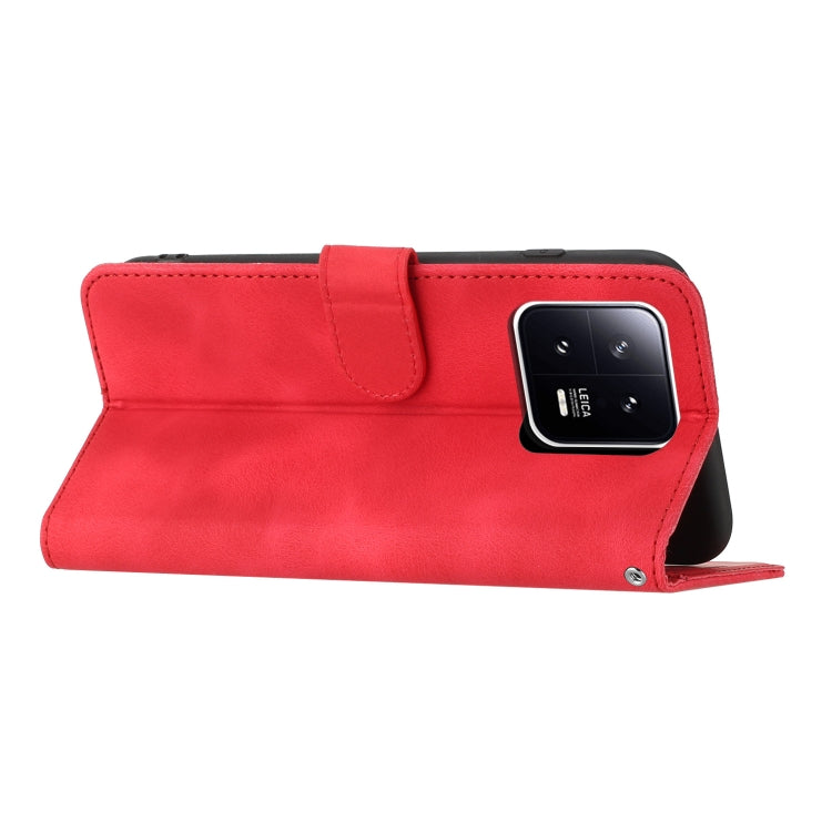 For Xiaomi 13 Heart Pattern Skin Feel Leather Phone Case