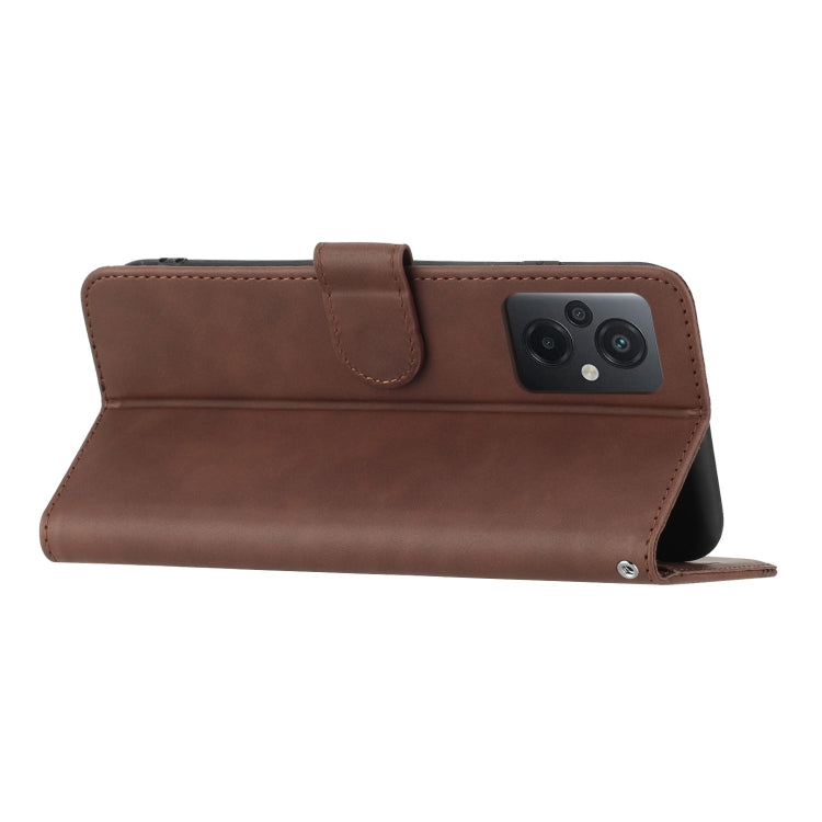 For Xiaomi Poco M5 Heart Pattern Skin Feel Leather Phone Case