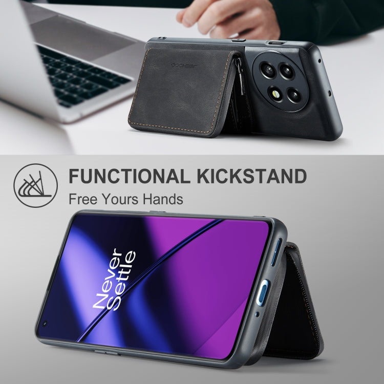 For OnePuls 11 JEEHOOD Magnetic Zipper Horizontal Flip Phone Leather Case