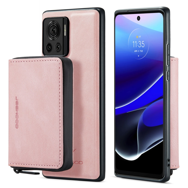 For Motorola Moto X30 Pro JEEHOOD Magnetic Zipper Horizontal Flip Phone Leather Case