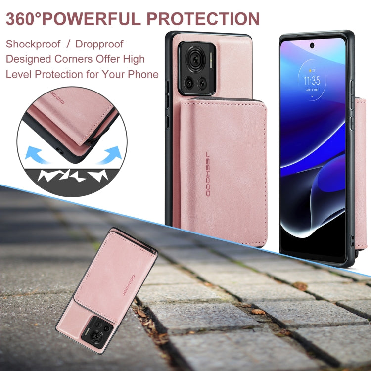 For Motorola Moto X30 Pro JEEHOOD Magnetic Zipper Horizontal Flip Phone Leather Case