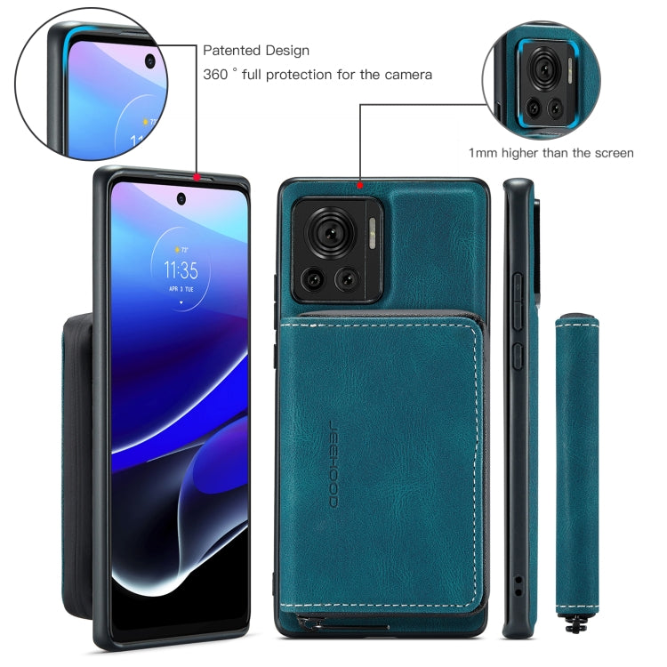 For Motorola Moto X30 Pro JEEHOOD Magnetic Zipper Horizontal Flip Phone Leather Case