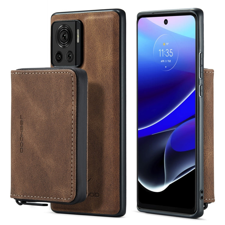 For Motorola Moto X30 Pro JEEHOOD Magnetic Zipper Horizontal Flip Phone Leather Case