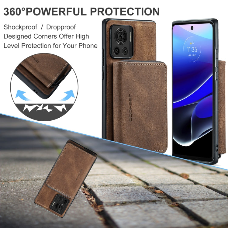 For Motorola Moto X30 Pro JEEHOOD Magnetic Zipper Horizontal Flip Phone Leather Case