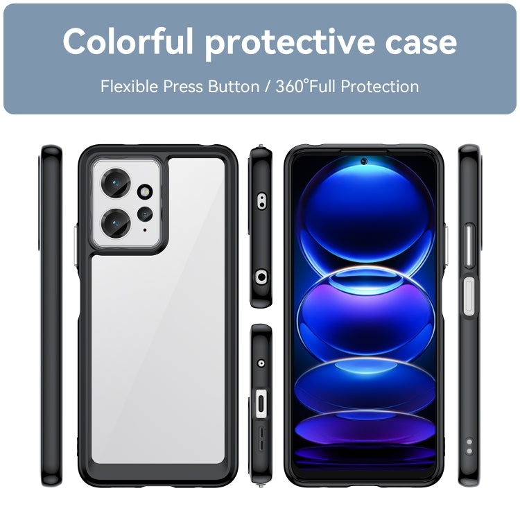 For Xiaomi Redmi Note 12 4G Global Colorful Series Acrylic + TPU Phone Case