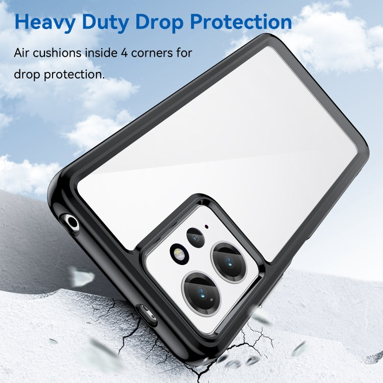 For Xiaomi Redmi Note 12 4G Global Colorful Series Acrylic + TPU Phone Case