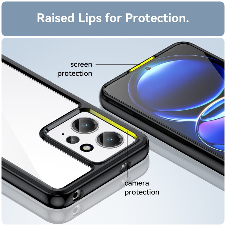 For Xiaomi Redmi Note 12 4G Global Colorful Series Acrylic + TPU Phone Case