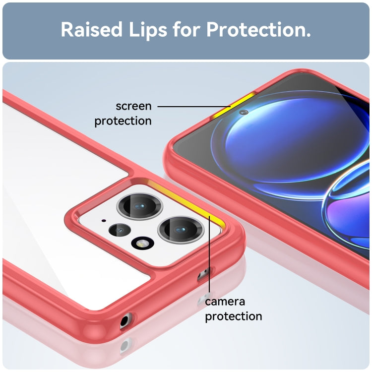 For Xiaomi Redmi Note 12 4G Global Colorful Series Acrylic + TPU Phone Case