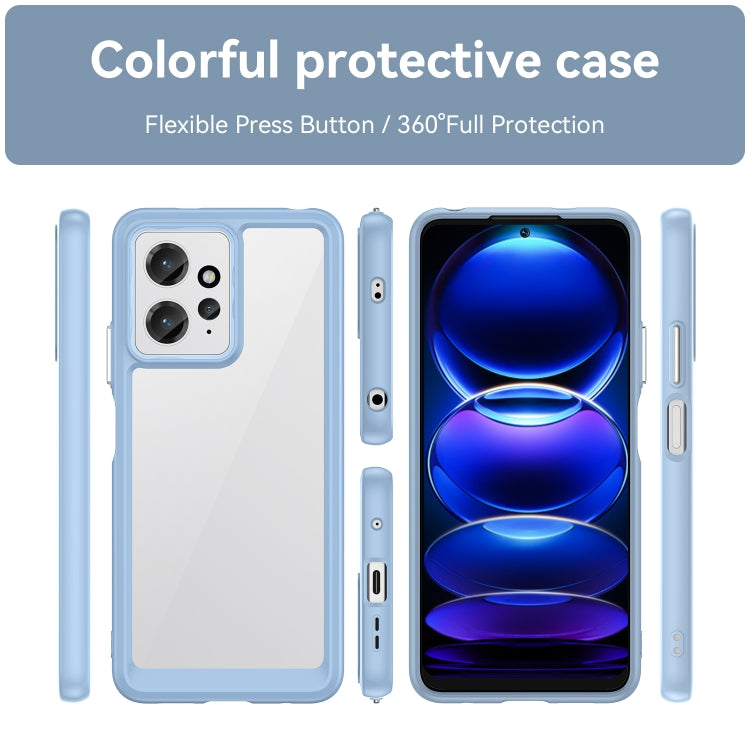 For Xiaomi Redmi Note 12 4G Global Colorful Series Acrylic + TPU Phone Case