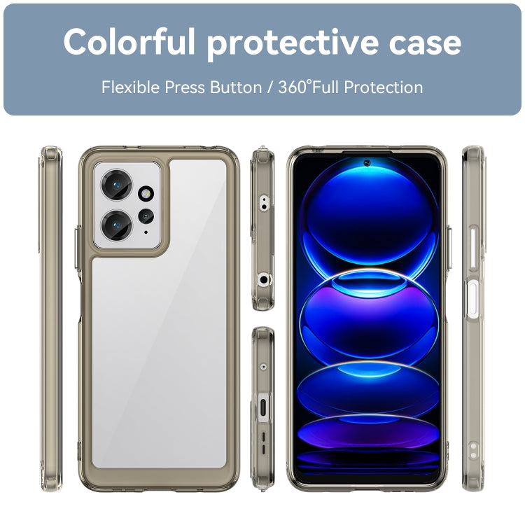 For Xiaomi Redmi Note 12 4G Global Colorful Series Acrylic + TPU Phone Case
