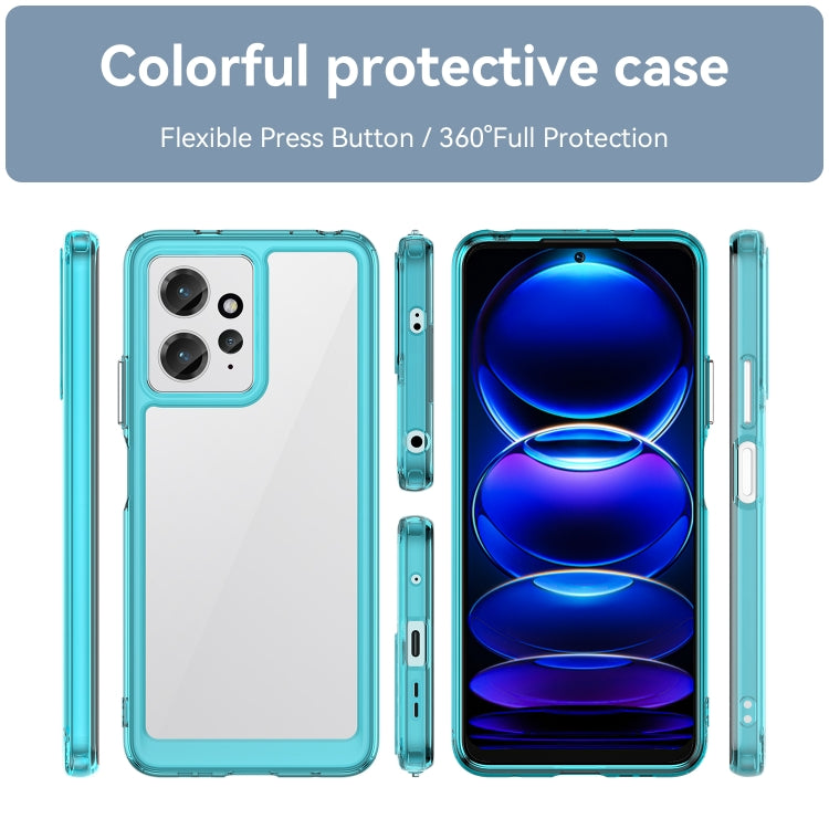 For Xiaomi Redmi Note 12 4G Global Colorful Series Acrylic + TPU Phone Case