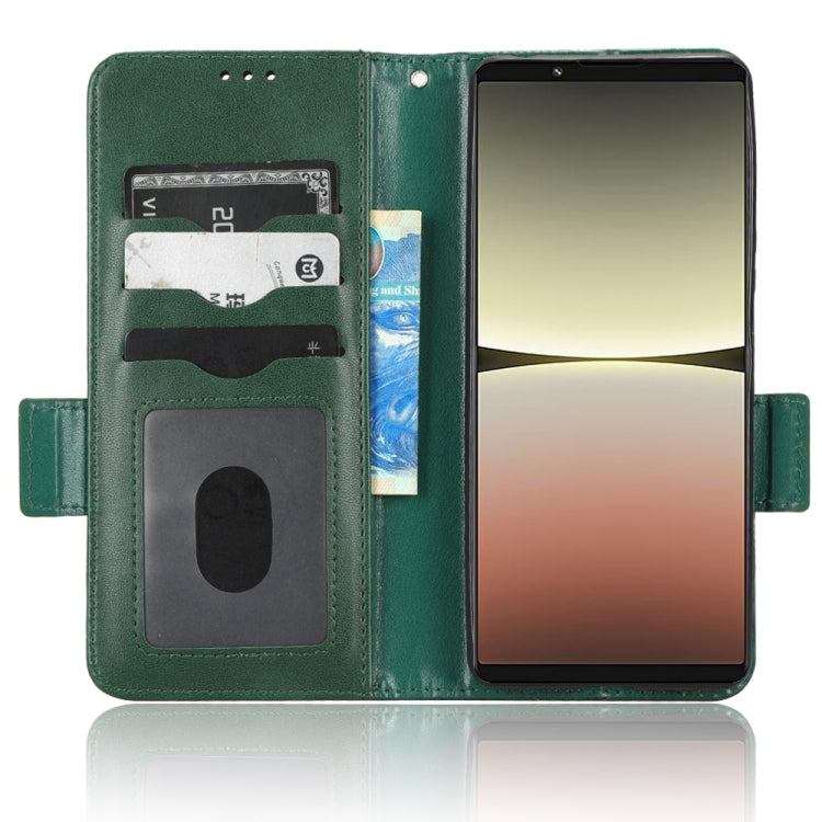 For Sony Xperia 5 IV Symmetrical Triangle Leather Phone Case