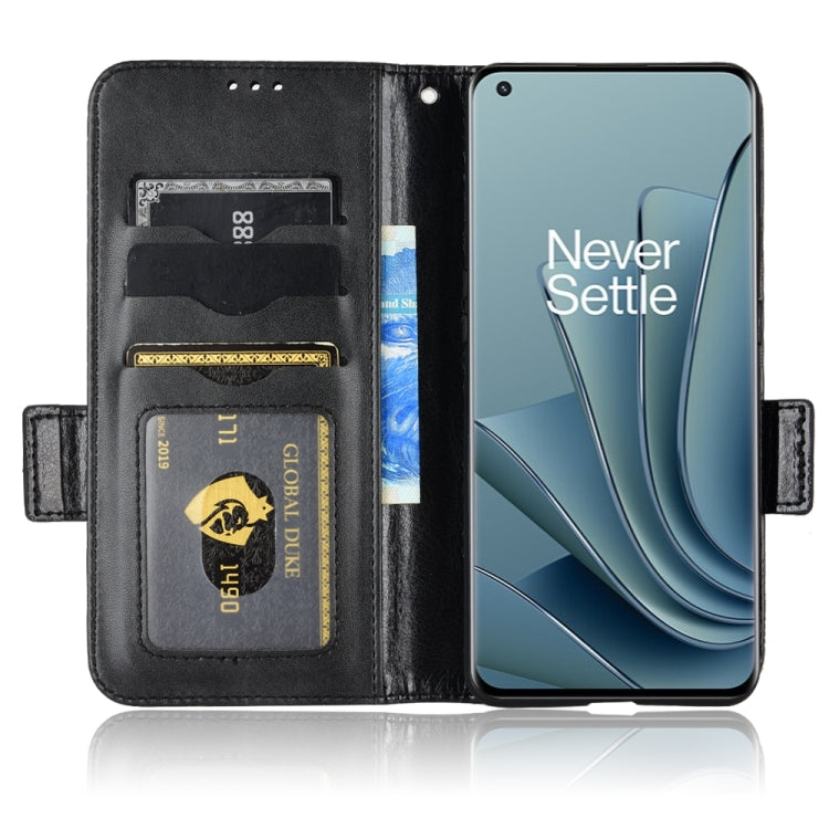 For OnePlus 10 Pro 5G Symmetrical Triangle Leather Phone Case