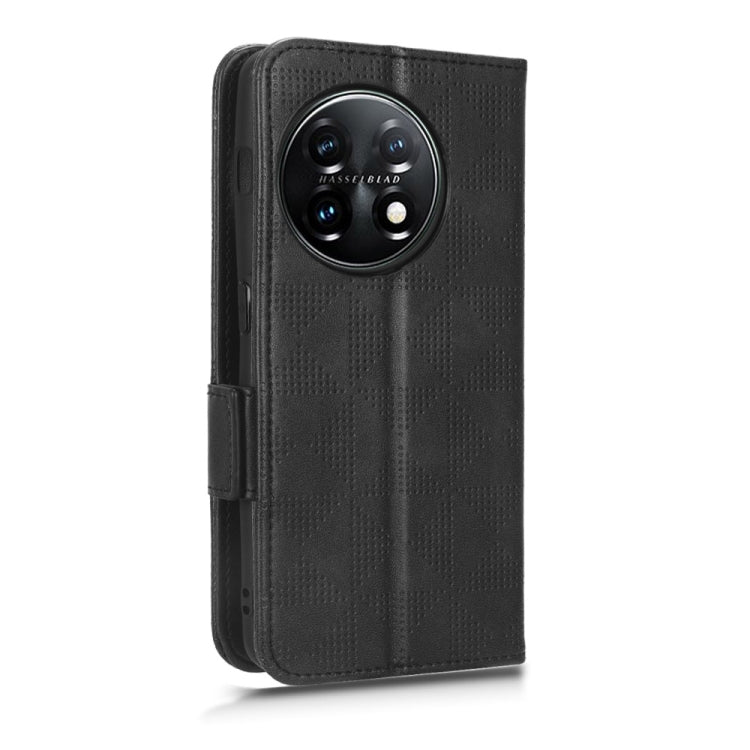 For OnePlus Ace 2 5G Symmetrical Triangle Leather Phone Case