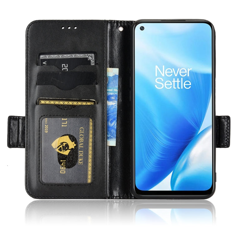 For OnePlus Nord N200 5G Symmetrical Triangle Leather Phone Case