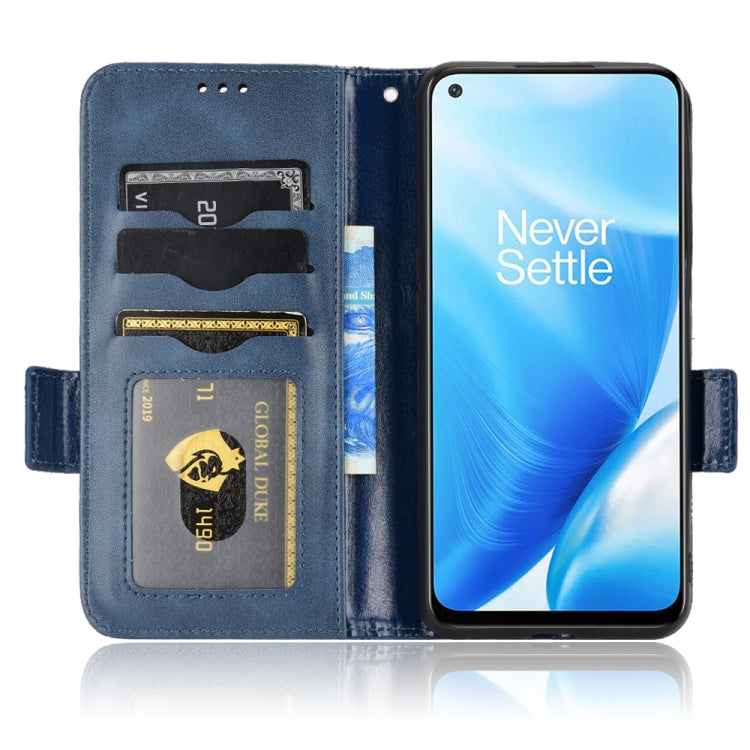 For OnePlus Nord N200 5G Symmetrical Triangle Leather Phone Case