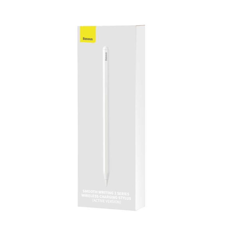 Baseus SXBC060002 2 Series Wireless Charging Capacitive Writing Stylus, Active Version(White)