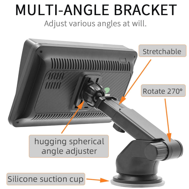 B5300 7 inch Wireless CarPlay Car Bluetooth MP5 Player, Support Mobile Phone Interconnection