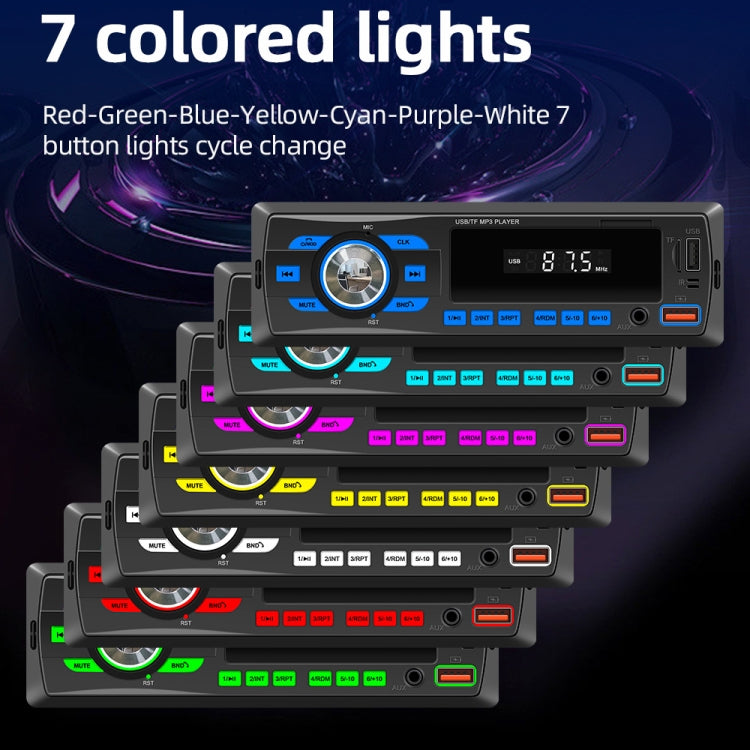 D3102 Car Bluetooth MP3 Player Support Smart Voice Assistant / FM