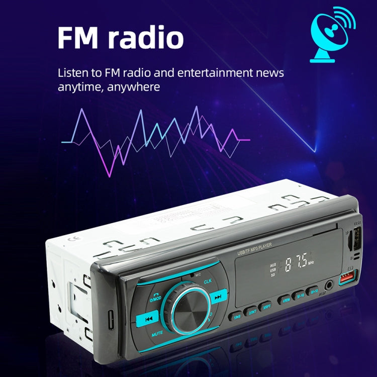 D3106 Car Bluetooth MP3 Player Support Smart Voice Assistant / FM