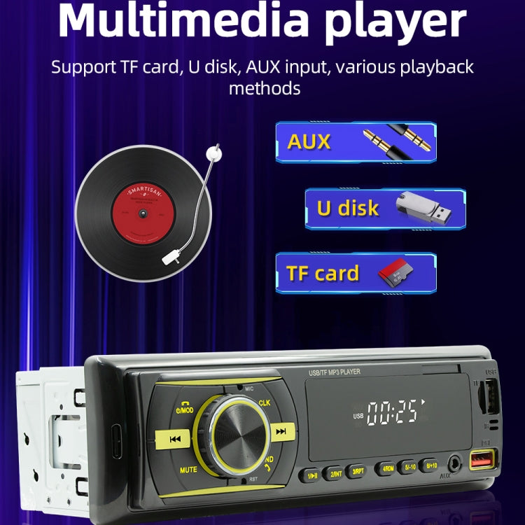 D3106 Car Bluetooth MP3 Player Support Smart Voice Assistant / FM