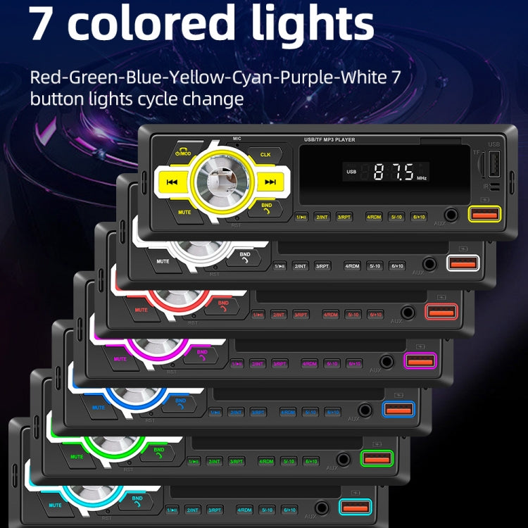 D3110 Car Bluetooth MP3 Player Support Smart Voice Assistant / FM