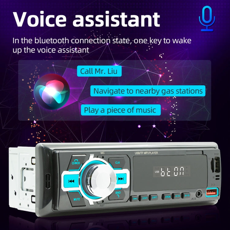 D3110 Car Bluetooth MP3 Player Support Smart Voice Assistant / FM
