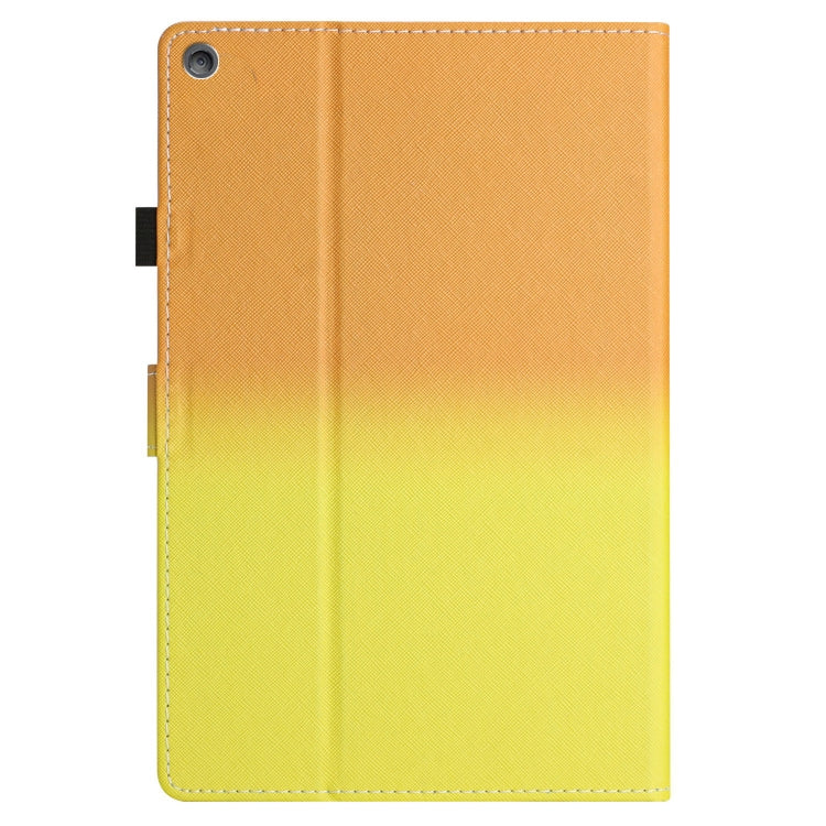 For Amazon Kindle Fire HD8 2018 / 2017 / 2016 Stitching Gradient Leather Tablet Case