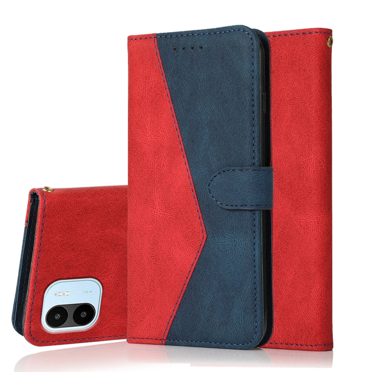 For Xiaomi Redmi A1 Dual-color Stitching Leather Phone Case