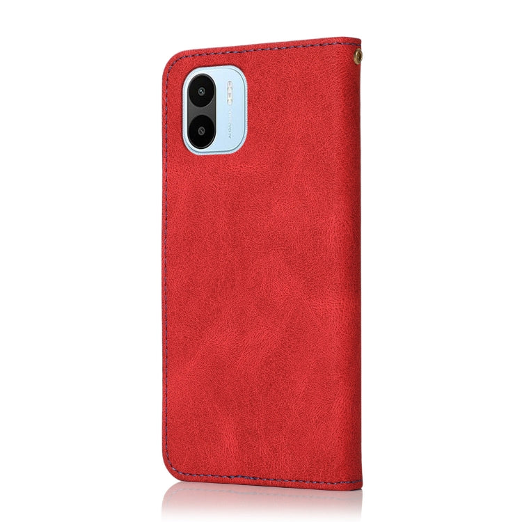 For Xiaomi Redmi A1 Dual-color Stitching Leather Phone Case