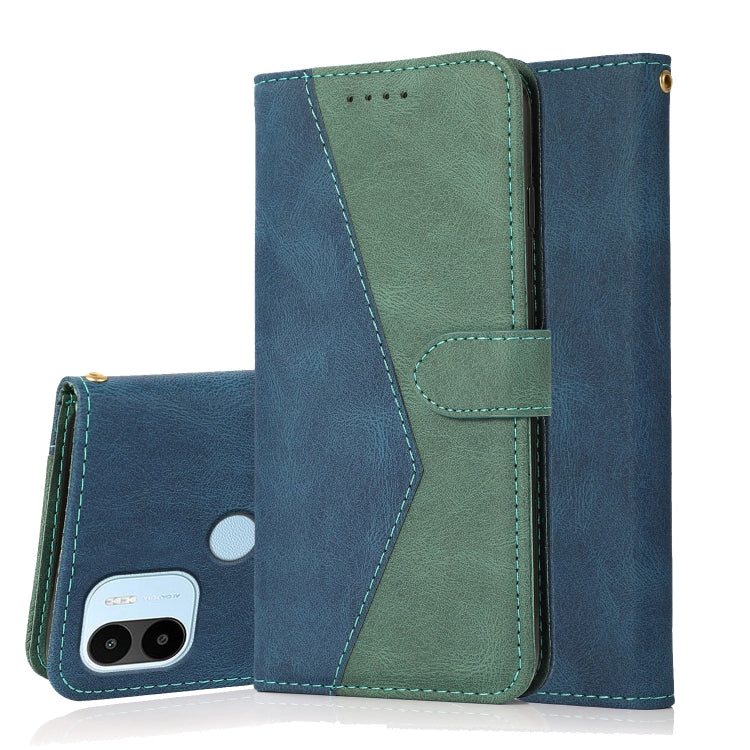 For Xiaomi Redmi A1+ Dual-color Stitching Leather Phone Case